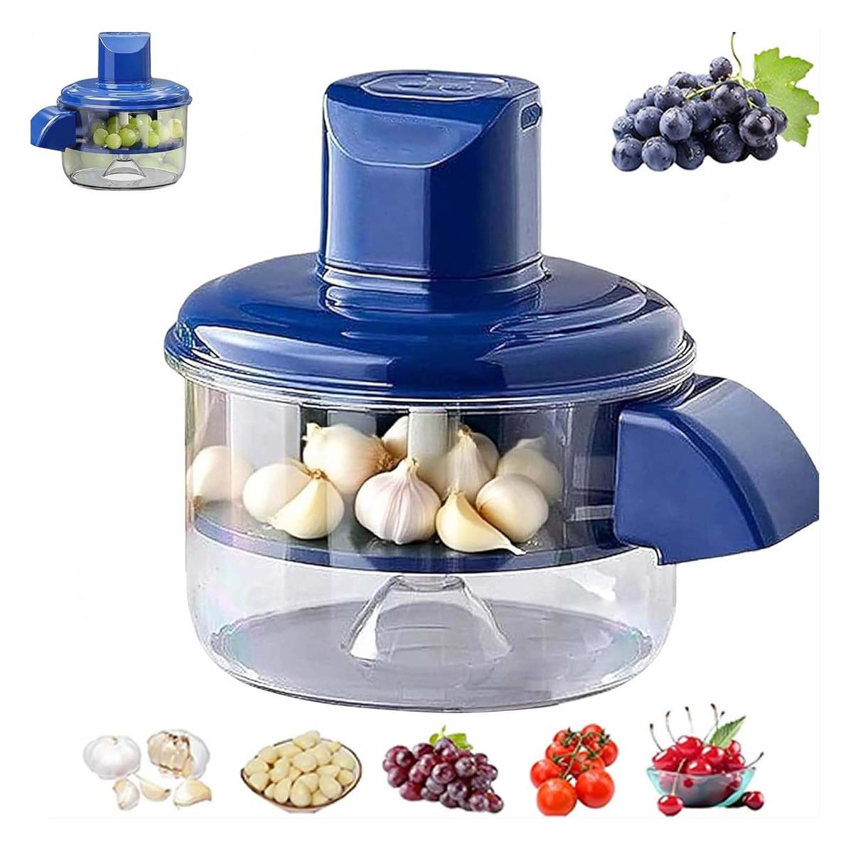 অটোমেটিক ফল ও সবজি পিলিং মেশিন (USB রিচার্জেবল, ৫-ব্লেড)